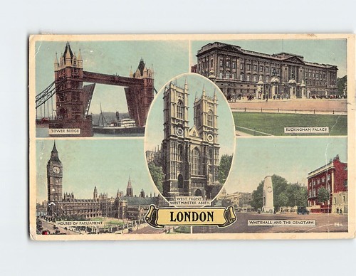 Postkarte Szenen & Ansichten London England