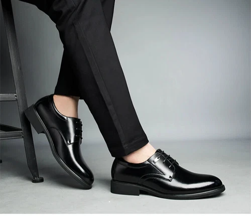 Men Shoes Formal Genuine Shoes Shoes Men Business Dress Office Shoes Size - Picture 10 of 18