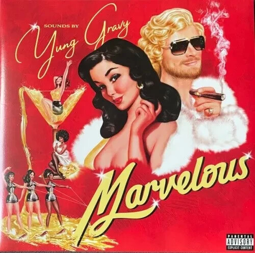 Виниловая пластинка Yung Gravy Marvelous - Bone White LP 12 - НОВАЯ, запечатанная