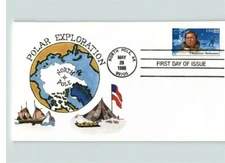 2 FDCs, POLAR EXPLORATION, North Pole, 1986 Alisha Kent Kane & Vilhjalmur Stefan