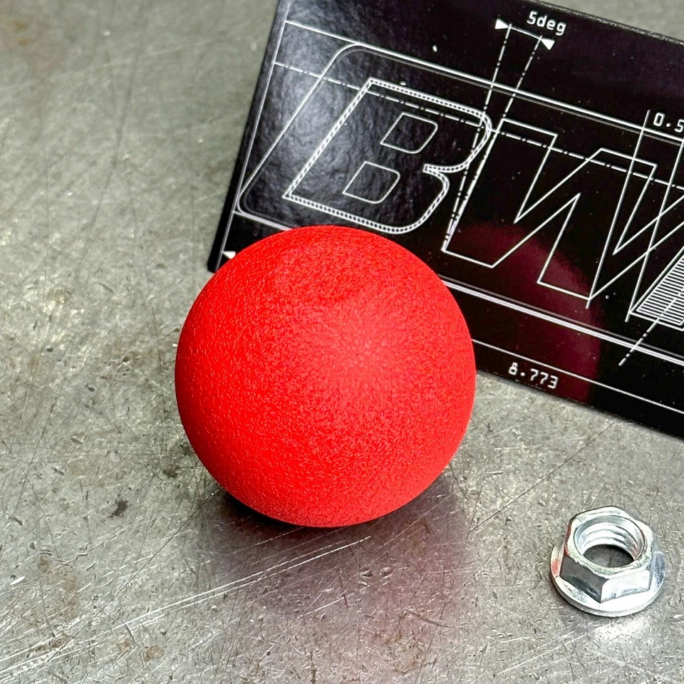 Алюминиевый шариковый рычаг переключения передач Blackworks BWR 10x1,5 красный для Honda Acura - Изображение 3 из 4