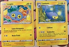 Carte Pokemon Loupio 68/202 et Lanturn 69/202 Epée et Bouclier