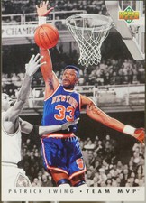 1992-93 Upper Deck - Team MVPs Basketball Patrick Ewing #TM19 NM