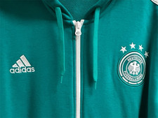 adidas DFB Deutschland Herren Zip-Kapuzenpull...