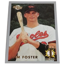 Jim Foster, Bluefield Orioles, Card 1 of 10, 1st Year Phenoms, 93-94 Fleer Excel