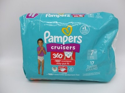 Pampers Cruisers 17 Diapers Windeln Größe 7 USA NEU Reinschauen !!!