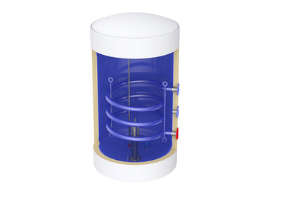 THERMEX Dual 100L Boiler Warmwasserspeicher mit Wärmetauscher rechts