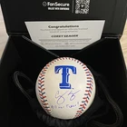 2026 Fanatics Under Wraps Autographed MLB Baseball Corey Seager Texas Rangers