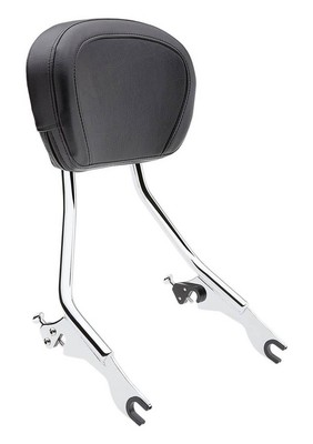 Cobra 602-2000 Detachable Chrome Backrest for Docking Kit