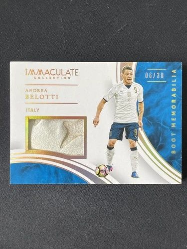 Andrea Belotti 2017 Panini Immaculate Collection Boot Memorabilia /30 #BM-ABL