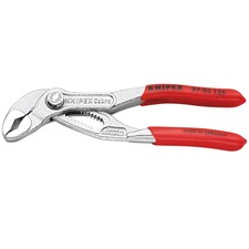 KNIPEX 87 03 125 High Tech Water Pump Pliers 125mm Push Button Hardened Teeth