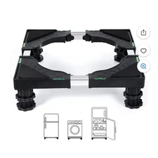 Adjustable Stand with 4 Feet, Universal Washer/Dryer/small appliance Pedestal
