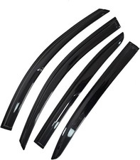Window Visors Rain Guards Deflectors - 4-Pack Side Window Deflector Vent Shade
