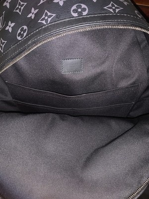 100% Authentic Louis Vuitton Discovery PM Black Monogram Eclipse Backpack