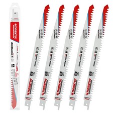 Wood Pruning Reciprocating Saw Blades 9 Inch 5TPI High Carbon Steel 5 Pack