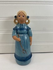 Vintage JIE Gantofta Swedish Pottery Girl Figurine Edit Risberg Design