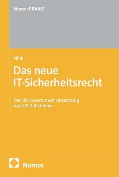 Das Neue It-Sicherheitsrecht, Judith Nink-image