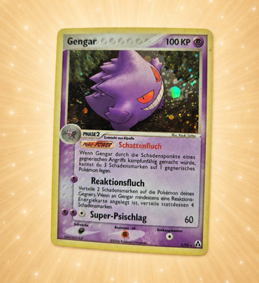 Pokémon TCG Gengar 5/92 Holo Rare EX Legend Maker 2006
