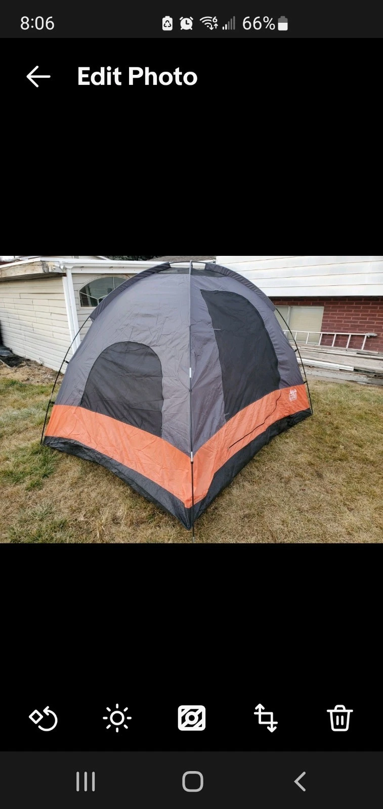 4 Person Camping Tent 9’x7’x72” FAMILY DOME TENT SLEEPS 4 WORLDS FAMOUS SPORTS