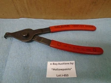 Milbar 3490R Snap Ring Pliers Reversible Internal External Type 90 Degree J653