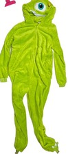 Adult Sleeper Mike Wizowski Costume One Piece Pockets Monsters Inc Large