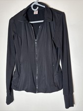 Member's Mark Women's Everyday Extra Warm Jacket, Size Medium Black Thumbholes