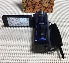 JVC GZ-R70-A HD Video Camera Blue 128GB SD Card Included Used 2015