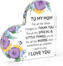 Gifts for Mom from Daughter Son, Heartwarming Mom Birthday Gift