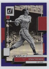 2022 Panini Donruss Variation Holo Purple Stan Musial (Stan the Man) HOF 12jy
