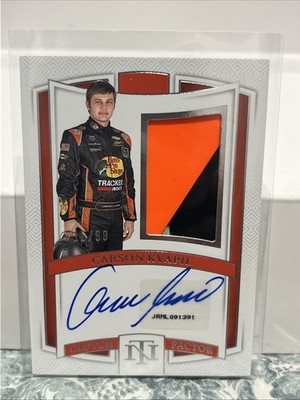 2025 Panini National Treasures Clutch Factor Carson Kvapil Metal Sheets Auto /99