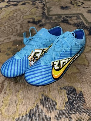 Nike Air Zoom Mercurial Vapor 15 Elite KM FG Soccer Shoes, Size 6, Mbappe