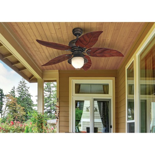 Westinghouse 7236200 Oasis 48" 5 Blade Outdoor LED Ceiling Fan - Bronze - Picture 2 of 4