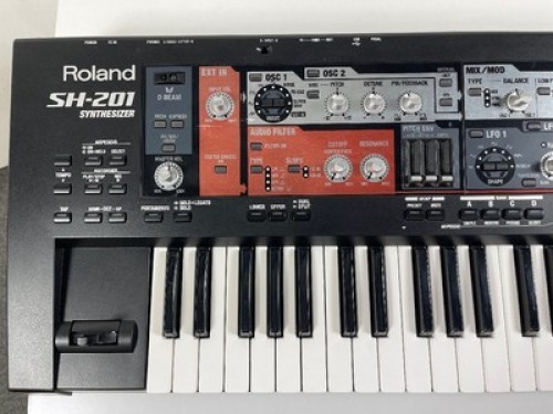 Roland SH-201 Analog Modeling Synthesizer Black keyboard - Picture 13 of 24