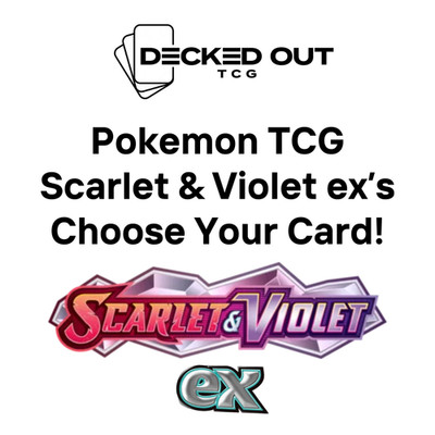 Pokemon TCG Englisch Scharlachrot & Violett ex Double Rare Karten - Wählen Sie Ihre Karte!