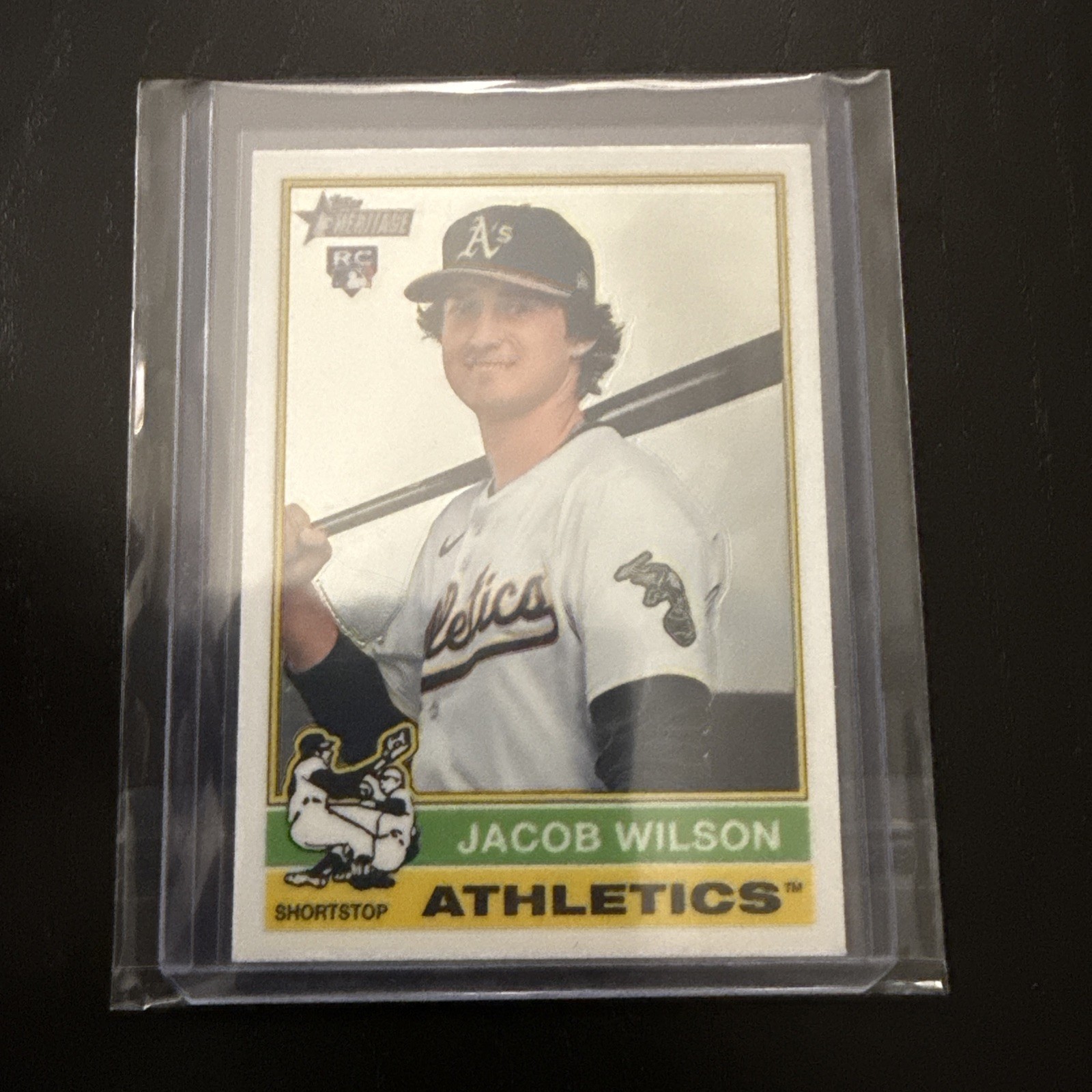 2025 Topps Heritage - Jacob Wilson #15 Chrome (RC)