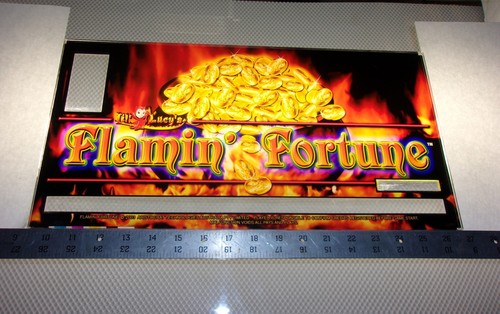 FLAMIN' FORTUNE SLOT MACHINE PLEXIGLASS ARISTOCRAT - FREE SHIPPING