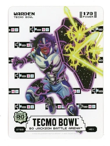 2026 Battle Arena Tecmo Bowl Cam Ward Warden Hex Sore Thumb Battlefoil SSP