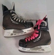 Bauer Supreme One.4 Junior Light Speed Pro Black Ice Hockey Skates - Size 5