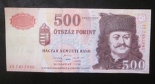 Hungary 500 Forint 1998 Banknote P-179a (((HIGHER GRADE VF/XF))) Note
