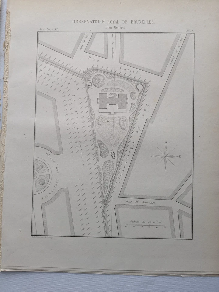 Annales L'Observatoire Royal de Bruxelles EXTRAIT Vol XI Astronomie 1857 FRENCH - Image 4 of 4