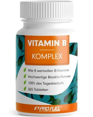 Vitamin B Komplex 365 Tabletten B Komplex mit B12 alle 8 B Vitamine (B1 B2 B3 B5