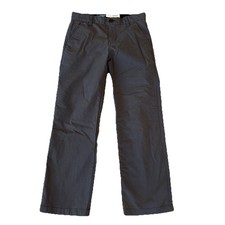 Old Navy Boys Tech Straight Pants Khakis Size 8 Built In Flex Panther Pockets