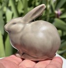 Rookwood Pottery #6160 Grey Rabbit Bunny Ornament Figurine — photo 2