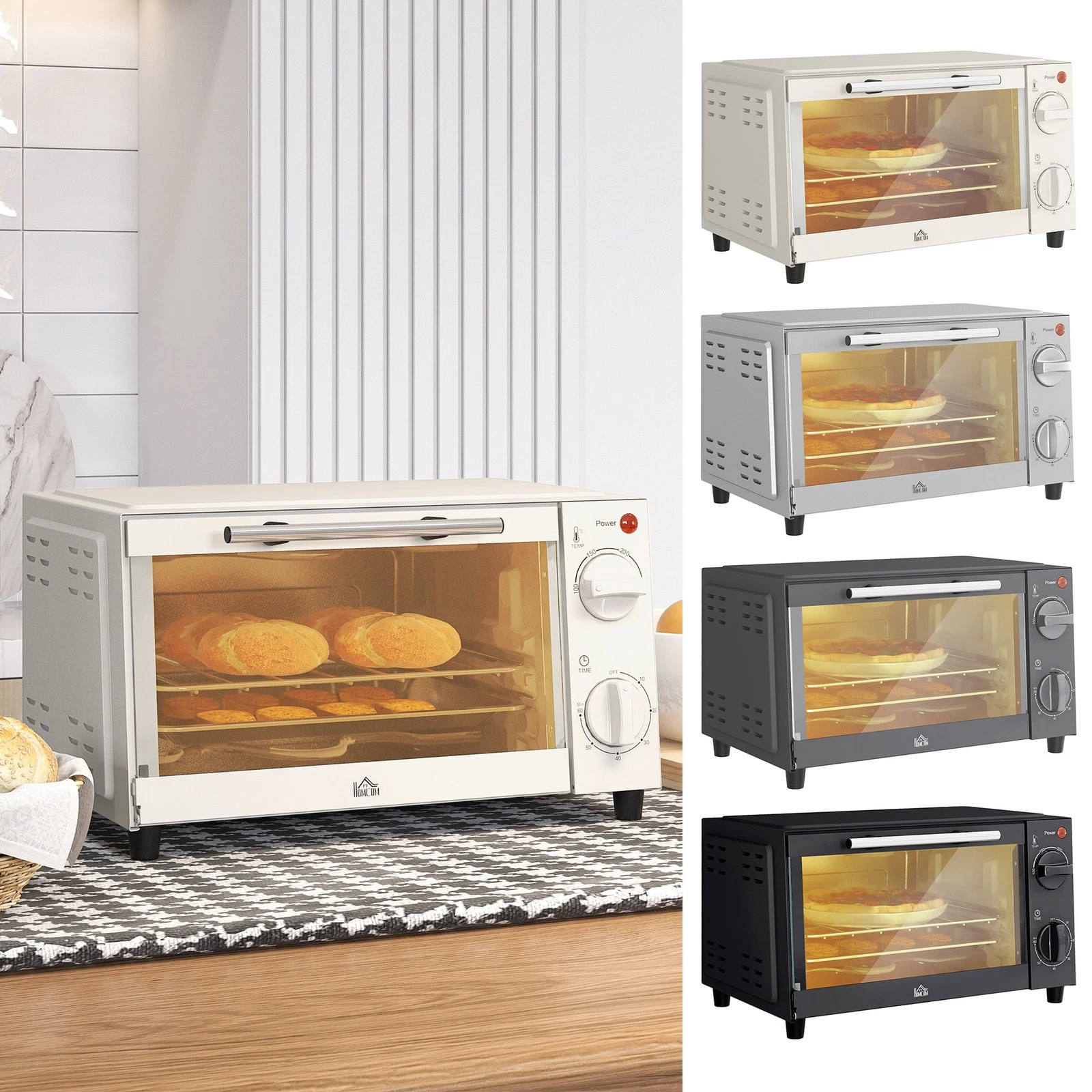 Mini Oven 9L Countertop Electric Toaster Oven w/ Adjustable Temp Timer
Opens in a new window or tab