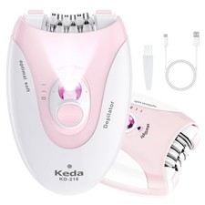Epilator for Women, 2 Speeds Facial Hair Removal Device with LED Light, 36 Tw...