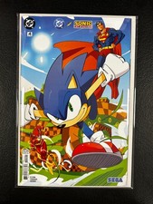DC X Sonic the Hedgehog #4 Daniele Di Nicuolo Variant