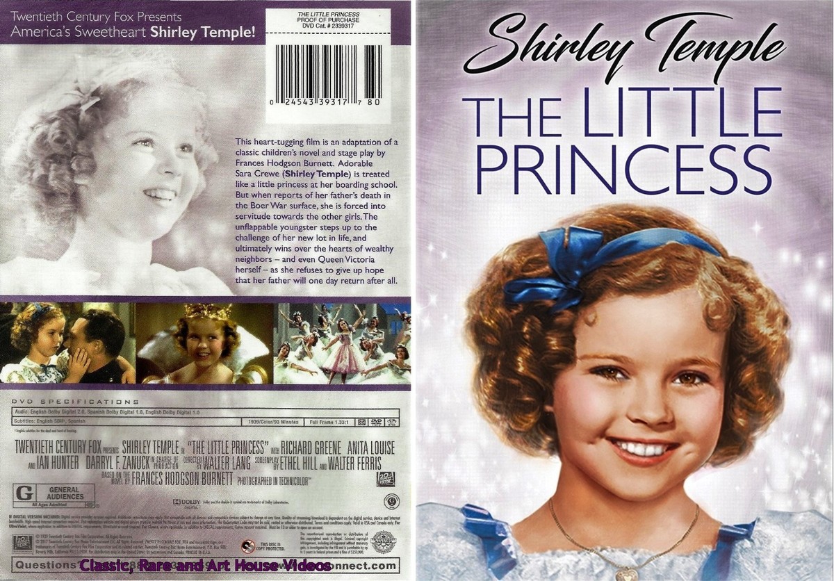 The Little Princess ~ DVD ~ Shirley Temple (1939