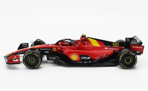 MODELLINO AUTO STATICO BURAGO FERRARI F1 SF-23 MONZA GP 2023 CARLOS SAINZ 1/18 - Foto 3 di 12