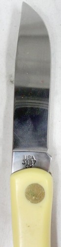 Vintage Case XX 3137 Sod Buster Jr Miniature Yellow Handle Folding Pocket Knife - Picture 12 of 12