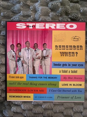 THE PLATTERS -LP -Remember When -1959 Mercury  Mono vinyl-VG